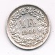 1/2 FRANC 1966 ZWITSERLAND /8609/ - Sonstige & Ohne Zuordnung