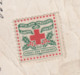 CP Avec Vignette 1909, American Red Cross Merry Christmas Happy New Year, Sur Carte Postale - Etichette Di Fantasia