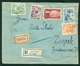 Yugoslavia 1955 Bahnpost Railway Post Beograd-Ljubljana C 9 Recommended Letter From Novi Sad To Zagreb - Covers & Documents