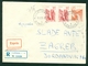 Yugoslavia 1959 Bahnpost Railway Post Maribor-Zagreb A 29 Recommended Letter From Ljubljana To Zagreb - Covers & Documents