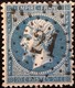 FRANCE Y&T N°22a Napoléon 20c Bleu Foncé. Oblitéré étoile De Paris - 1862 Napoléon III
