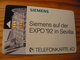 Phonecard Germany K 901 04.92. Siemens 16.000 Ex. - K-Series : Customers Sets