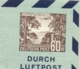 Berlin - 1952 - 60pf Luftpostbrief - Luftpost Aus Berlin - Unused - Aerogramme - Autres & Non Classés