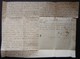 1832 Lettre Pour Madame Alfred De Neuville De La Part De Son Frère, Cachet Rouge à Identifier, Frappé à Moitié ... - 1801-1848: Precursors XIX