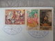 LETTRE 21-2-74 - 3 TIMBRES, 1er ANNIVERSAIRE CESSEZ LE FEU AU LAOS - Laos