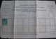 R1703/659 - SAGE TYPE II N°75 (*) Sur Bulletin D'épargne Du Ministère Des Postes - 1876-1898 Sage (Type II)