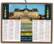 Calendrier Cartonné Almanach Des PTT 1960. 2 Chateaux, Dont Celui De Versailles. - Petit Format : 1961-70