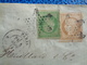 SUR LETTRE N° 35 NAPOLEON & 36A CERES OBLITERATION ETOILE - 1870 Siege Of Paris