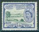 St. Kits Nevis & Anguilla 1954 $1.20 - Deep Green & Ultramarine Sg.117 MVLH* - St.Christopher-Nevis-Anguilla (...-1980)