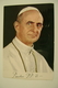 PAPA  PAOLO  VI POPE PAPST POSTCARD USED - Papi