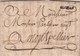 Lettre RARE Marque Postale écrite Par Molines Pont De Montvert Lozère 30/5/1785 Pour Parlier Montpellier Hérault - 1701-1800: Précurseurs XVIII