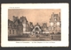 Fontainebleau - Château De Fontainebleau - La Porte Dauphine Et La Cour Du Donjon - Lithographie - Fontainebleau