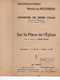 CAF CONC POPULAIRE CHANSONNIER PARTITION SUR LA PLACE DE L'ÉGLISE MOISSONNEURS HENRI COLAS 1923 GUILLERVAL SACLAS - Autres & Non Classés