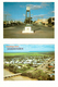 Australia, North Queensland (QLD), Flinders, Hughenden, Brodie Street Shops And An Aerial View, Postcards (x2) - Other & Unclassified