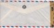 #9124 Cuba, Habana Firm Cover Censored Air Mail Mailed 1947: Victory, Airplane - Covers & Documents