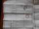FEUILLE DE ROUTE A BELLOC JEAN 10è REGIMENT DE PERPIGNAN A BORDEAUX 1814 CACHETS SIGNATURES - Documents
