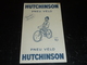 BUVARD PNEU VELO HUTCHINSON DESSIN D'APRES MICH - TRES BON BUVARD - CYCLISTE (AD) - Moto & Vélo