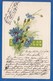 Blumen; Fleurs; Art Nouveau; Prägekarte; Gaufrée; 1906 - Flowers