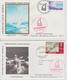 France 1979 Pochette Avec 3 Enveloppes Transat En Double - Commemorative Postmarks