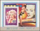 Delcampe - Tchad 1996 Y&T 572/5. 4 Blocs Spéciaux Dentelés Perforés "Annulé". Marilyn Monroe. Certains L'aiment Chaud - Cinéma