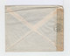 Le Caire Enveloppe Par Avion Vers France Deux Timbres 1944 46  Oblitérés. Censuré: Bande Et Cachet De Censure. (876) - Lettres & Documents