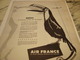 ANCIENNE PUBLICITE NOUVELLE DESTINATION BRESIL  AIR FRANCE   1958 - Publicités