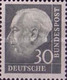 Germany - Professor Th.Heuss - New Size And Colors - 1957 - Used Stamps