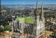 FRANCIA - CHARTRES - LA CATTEDRALE - VIAGGIATA FRANCOBOLLO ASPORTATO - Chiese E Cattedrali