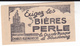 PIE-VPT-18-029 : TICKET. COMPAGNIE DES TRAMWAYS STRASBOURGEOIS. PUBLICITE DES BIERES PERLE  BARSSERIE CH. KLIENKNECHT - Europe