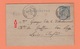 CACHET Ste HERMINE VENDEE   SUR CARTE LETTRE + CACHET OR - Cachets Manuels