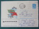 Lithuania (USSR) 1986 Vilnius Cover To Poland - Planes Flags - Lithuania