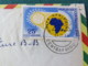 Centrafrican Rep. 1964 Cover To France - Map - African Unity - Sun - República Centroafricana