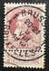 N. 77, 35 Cent Brun-rouge, Obl. Bruxelles 9/8/1912 - 1905 Grosse Barbe