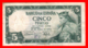 ESPAÑA BILLETE DE 5 PESETAS 22 DE JULIO DE 1954. SERIE ,, Q 6326831 ,, - 5 Pesetas