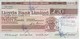 TRAVELLERS CHEQUE LLOYDS BANK 20 POUNDS AÑO 1980 - HOTEL ATALAYA - Andere & Zonder Classificatie