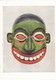 Postcard Ceylon Sri Lanka Painted Wooden Mask Worn By Devil Dancers [ British Museum ] My Ref  B23248 - Sri Lanka (Ceylon)