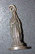 Statuette-pendentif Médaille Religieuse Début XXe Métal Argenté "Statuette De La Vierge" Religious Medal - Religion & Esotérisme