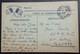 Carte De Franchise Militaire 2 Drapeaux Impression Bleue Sur Carton Gris De Gare D'Aubagne Vers 22e R.A.C. Janv 1940 - Lettres & Documents