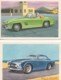 Beau LOT De 6 Cartes Illustrées Des Années 50  (1) ( Jaguard ,Simca Vedette ,Aston-Martin...) - Autres & Non Classés