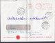 Denmark DEN PERMANENTE ATM (Chair Cachet) Meter 1972 Cover Freistempel Brief RETUR Returned ADRESS Unknown NÆRUM & VALBY - Franking Machines (EMA)