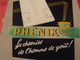 Chemise Phénix. Gouache. Maquette Originale D'un Panneau Publicitaire Marcel Jost Vers 1950-60 - Plaques En Carton