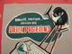 Chemise Deux Pigeons. Gouache. Maquette Originale D'un Panneau Publicitaire Marcel Jost Vers 1950-60 - Plaques En Carton