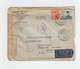 Sur Enveloppe Par Avion Deux Timbres Dont Un Par Avion CAD Alexandria Avril 1945. Overt Censure Et Cachet. (976) - Lettres & Documents