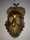 RARE : MASQUE AFRICAIN EN BRONZE - Bronzes