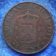 NETHERLANDS EAST INDIES - 1 Cent 1920 KM# 315 Wihelmina - Edelweiss Coins - Dutch East Indies