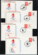 FRANCE 1992, JO Albertville, 11 Enveloppes Premier Jour, Disciplines Sportives Et Logo / FDC - Hiver 1992: Albertville