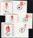 FRANCE 1992, JO Albertville, 11 Enveloppes Premier Jour, Disciplines Sportives Et Logo / FDC - Hiver 1992: Albertville