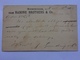 GB - Victoria Pre-paid Postcard 1873 Birmingham To Bridport - `Rabone Brothers & Co.` - Covers & Documents