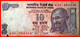 INDIA ---  4 BILLETES INDIA 10 RUPIAS MAHATMA GANDHI - India