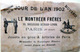 JOUETS BUVARD JOUR DE L'AN 1902 POUR ETRENNES  LE MONTREER PARIS JOUETS EN GROS RECOLLE AU DOS MAIS BIEN COMPLET - Infantiles